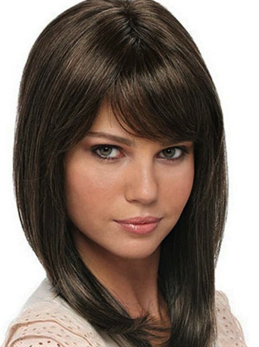 Джессика Альба с челкой