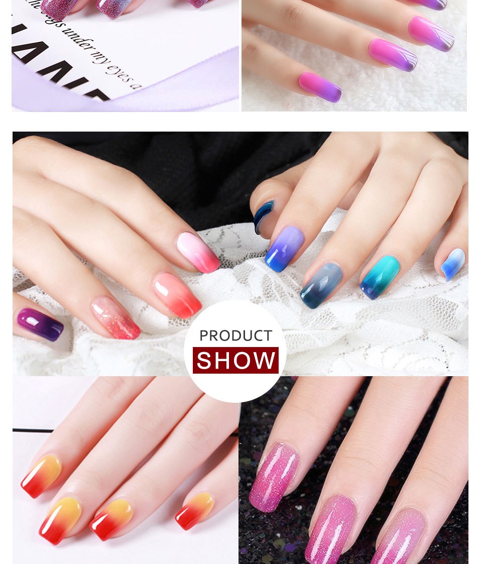 Френч с термо гель лаком