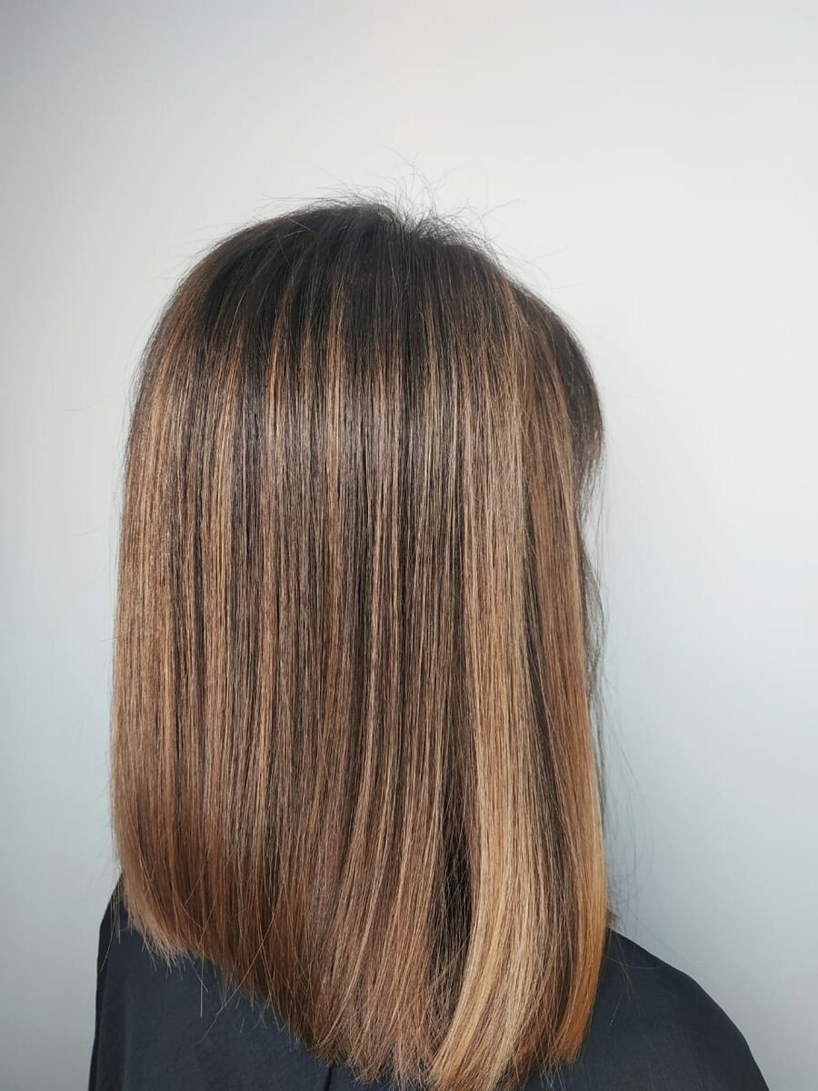 Каскад шатуш каре удлиненное