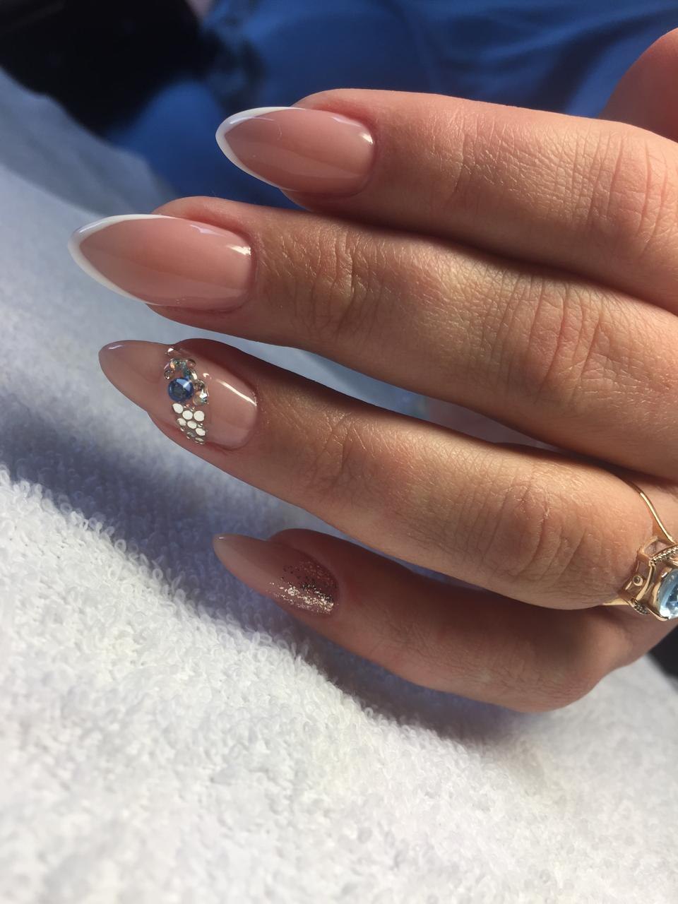 Френч со стразами