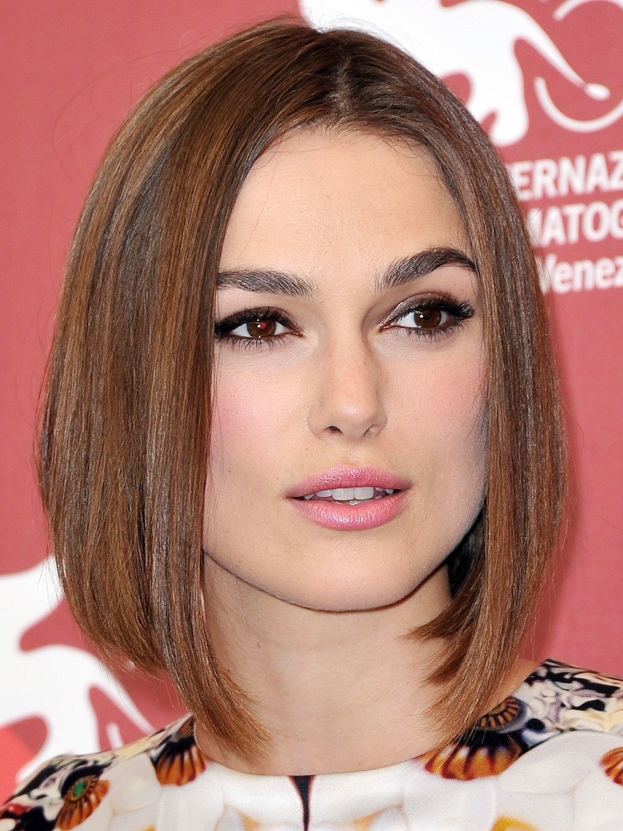 Кира Найтли каре