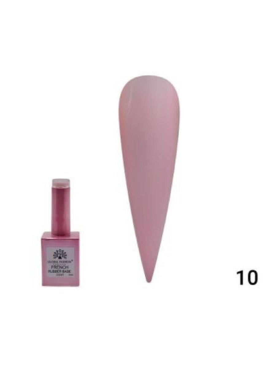 Global Fashion professional French Rubber Base Coat UV/led 8мл