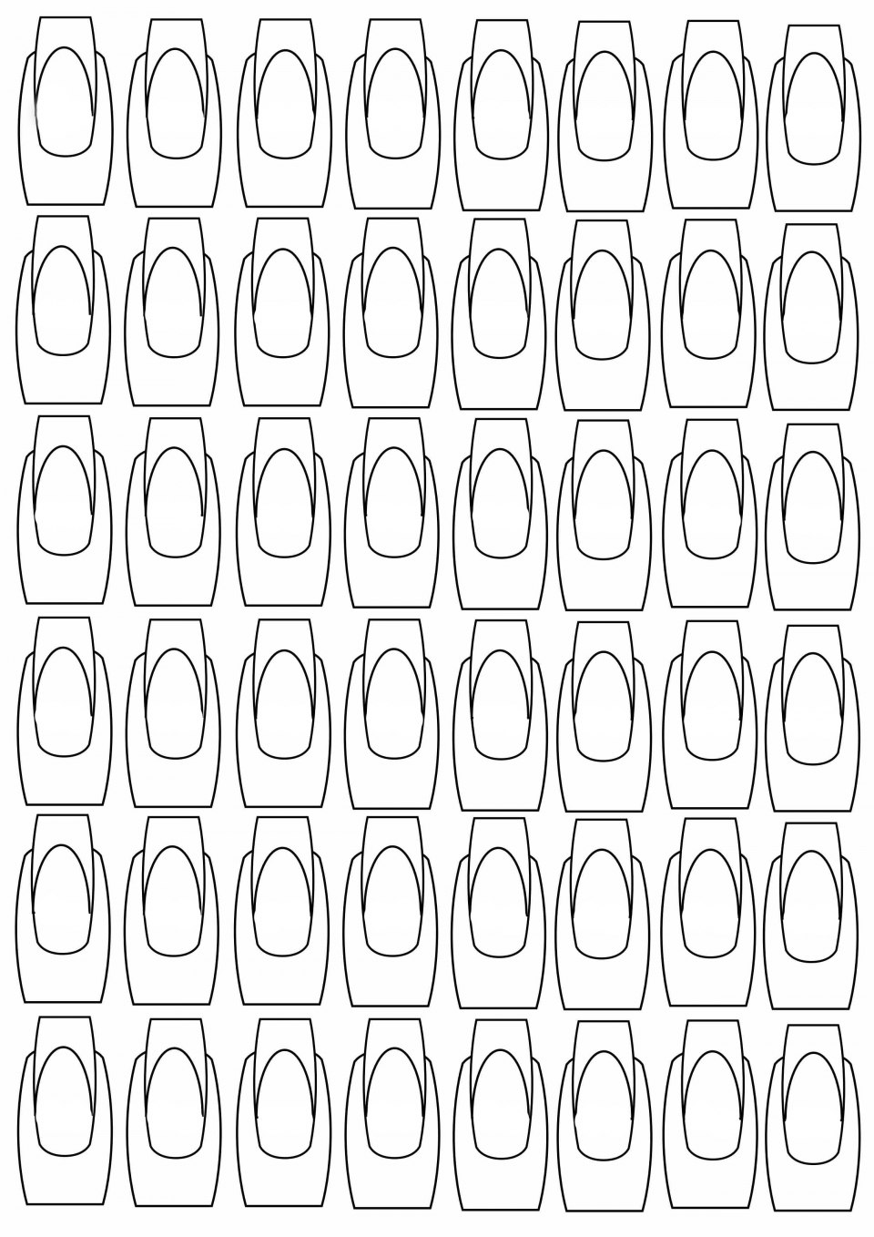 Форма ногтей для рисования