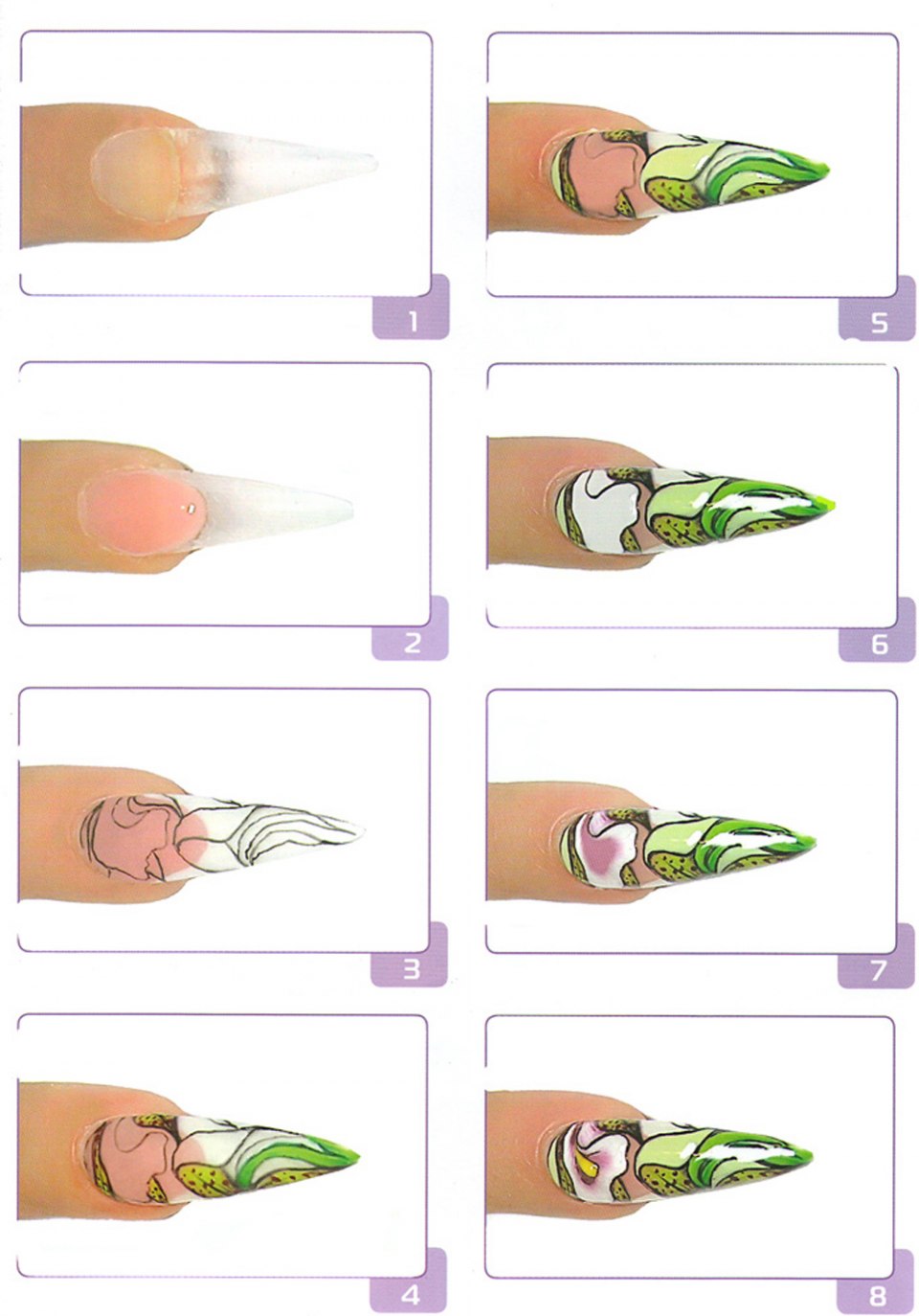 Вензеля на ногтях