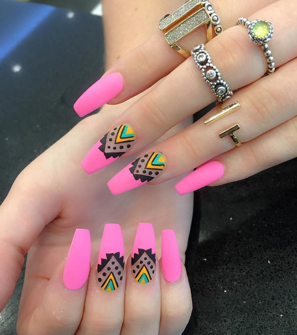 Наращивание ногтей модные дизайны