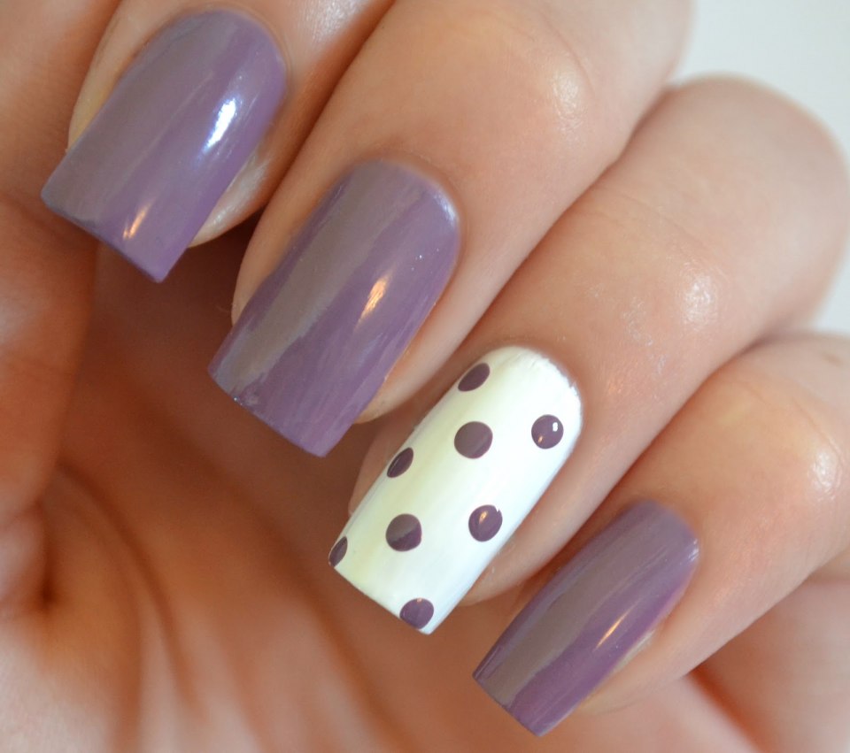 Ногти розово фиолетовые
