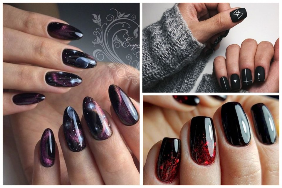 Маникюр битое стекло