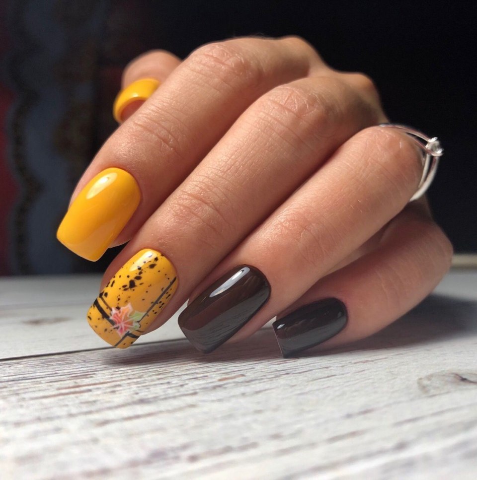 Осенние ногти 2021