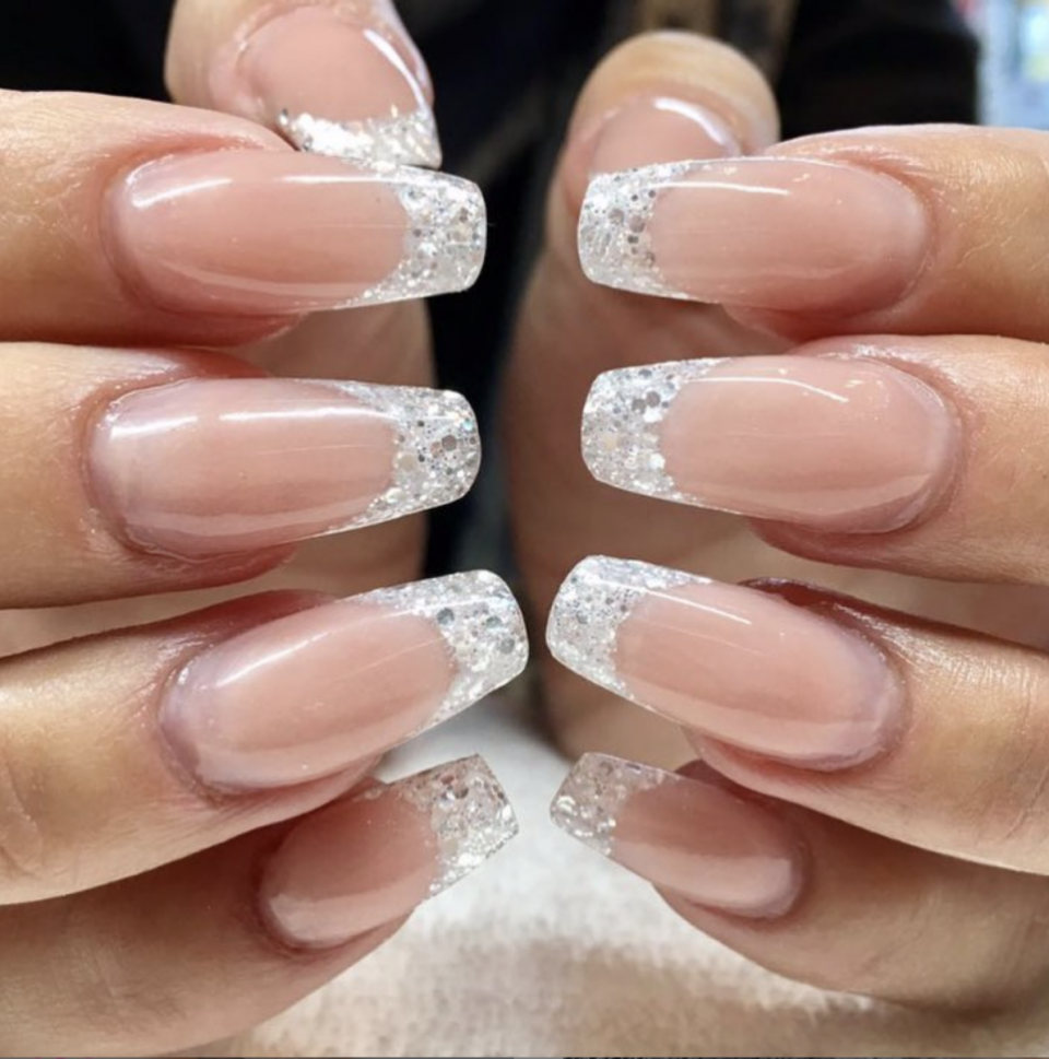 Красивый маникюр шеллак на длинные ногти