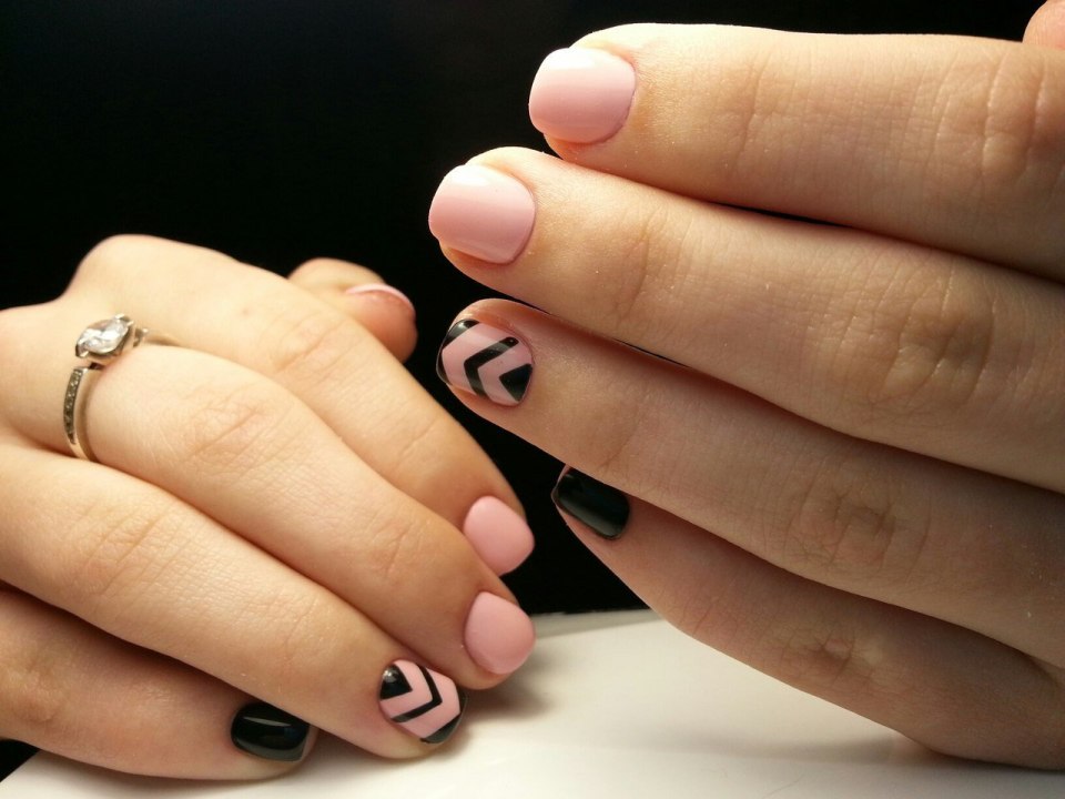 Маники на короткие ногти