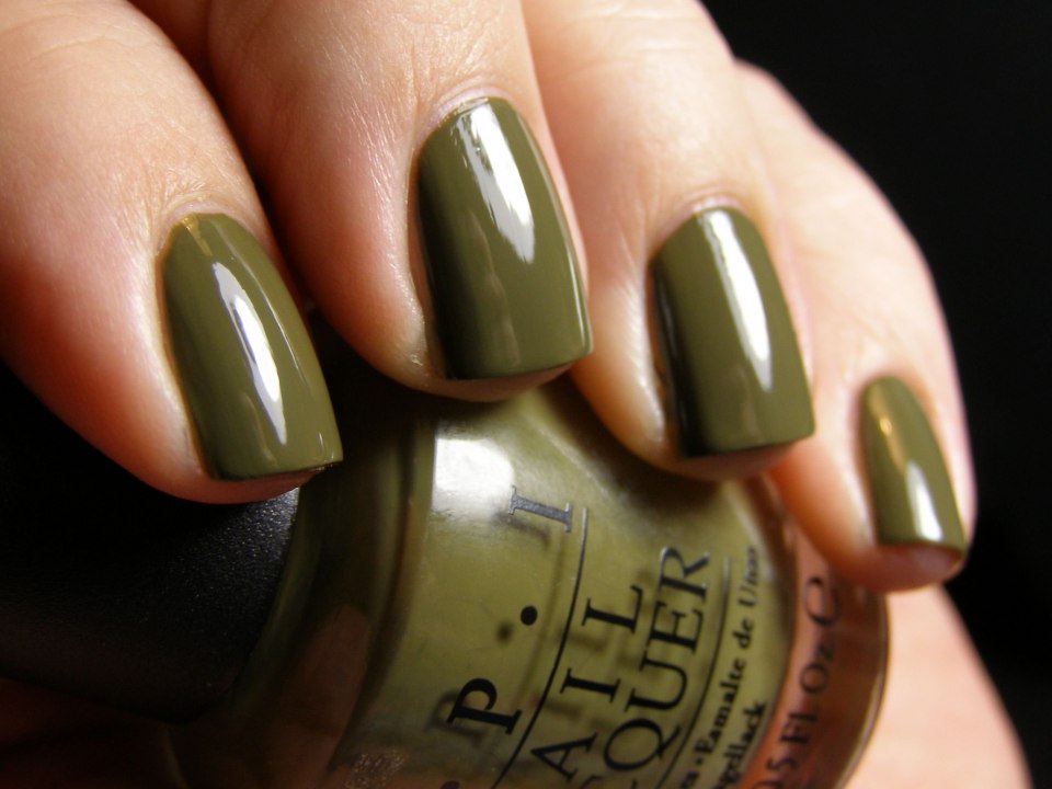 Гель лак OPI зеленый