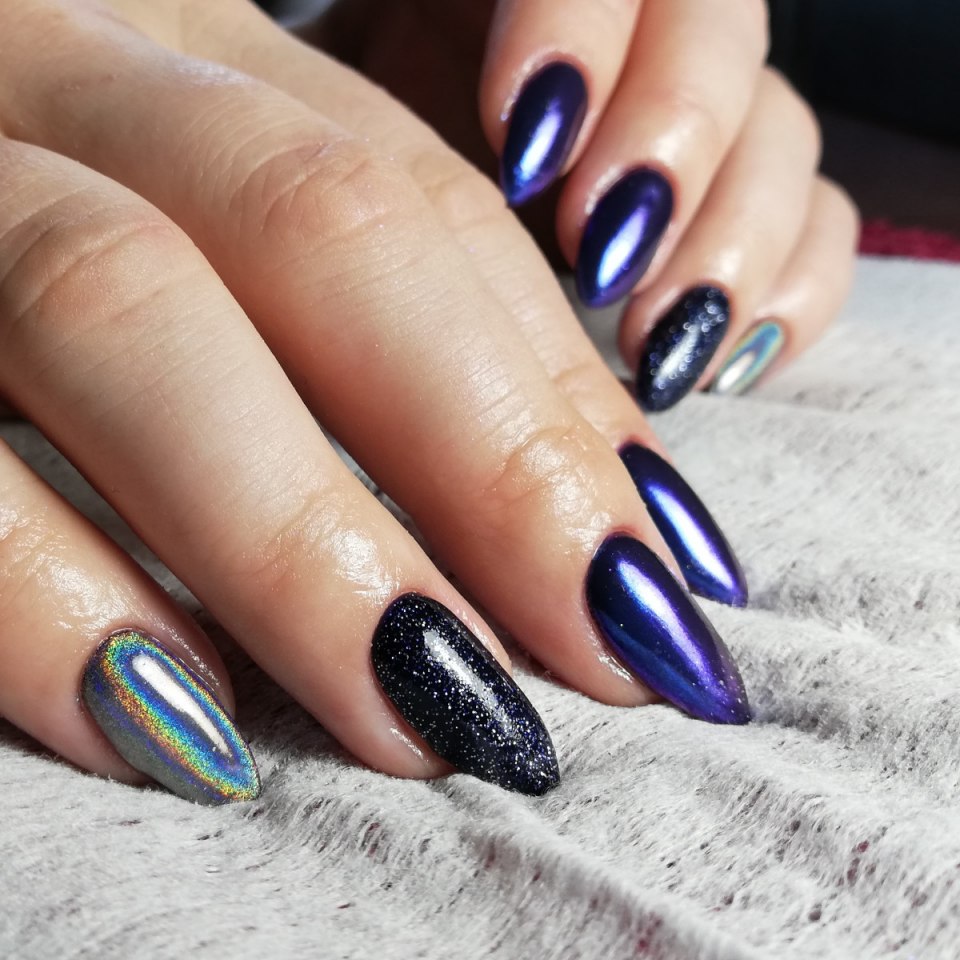 Градиент френч втирка