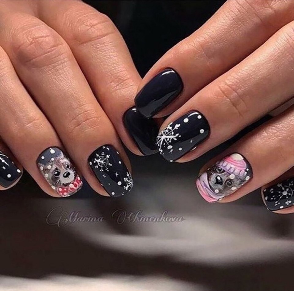 Шикарные блестящие ногти