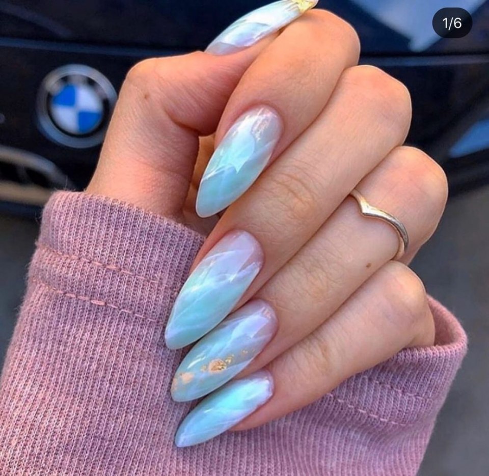 Маникюр градиент