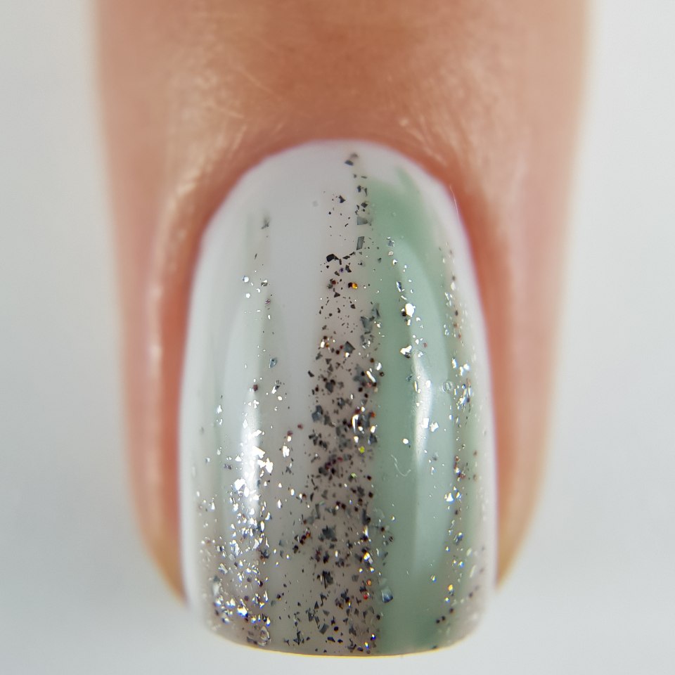 Космос на ногтях пошагово