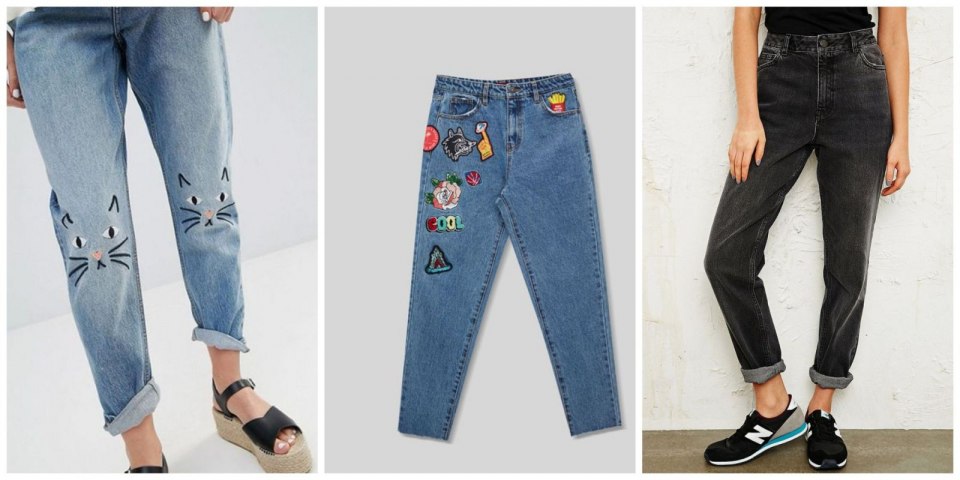 Джинсы mom Fit