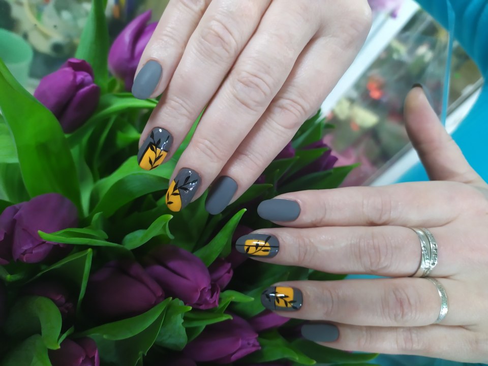 Ногти классика элегантные