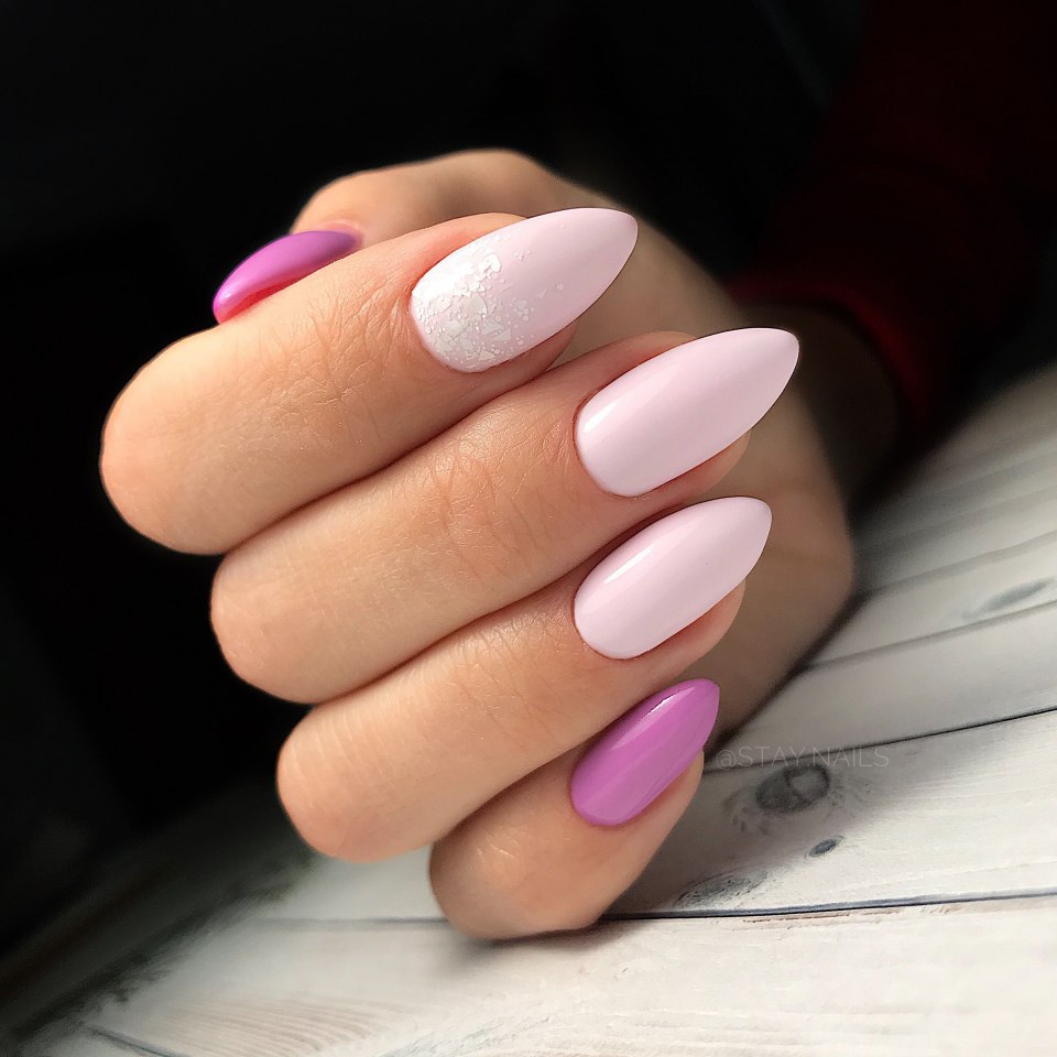 Жемчужная втирка на градиенте