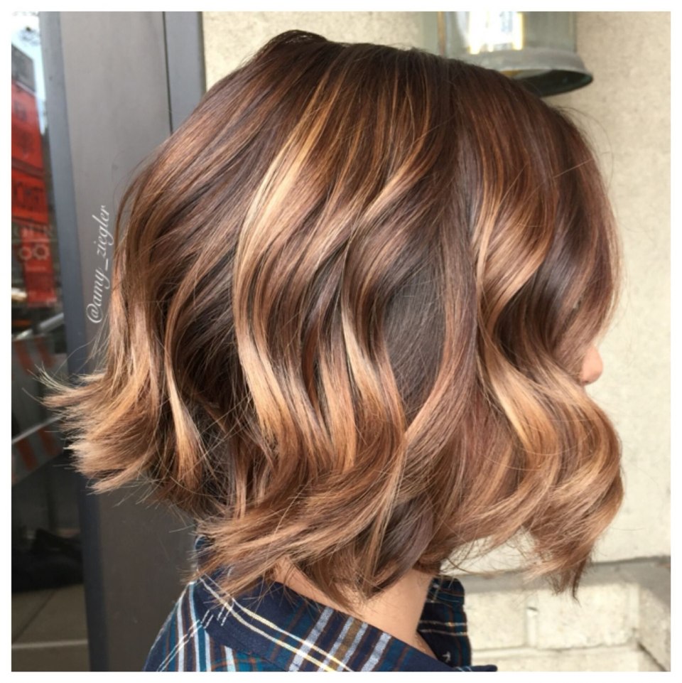 Виды окрашивания на средние волосы в СПБ фото