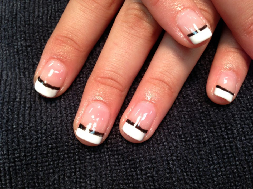 Выкладной френч пошагово