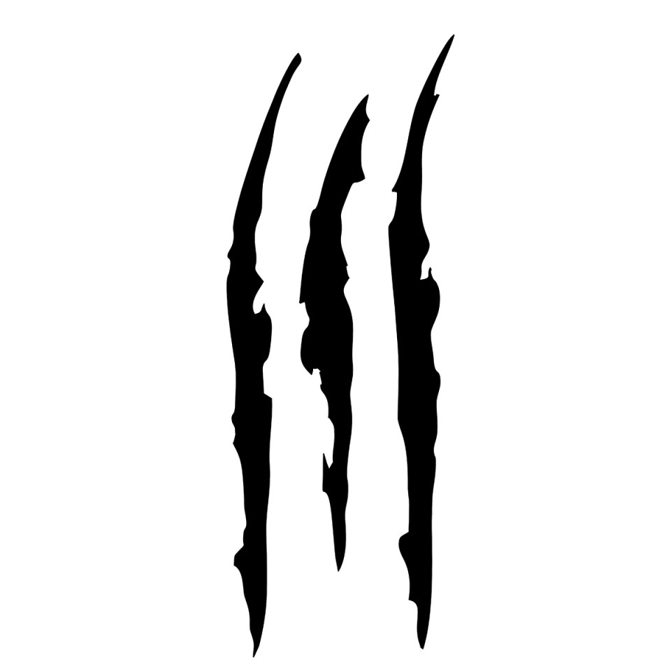 Наклейка на авто царапины от когтей