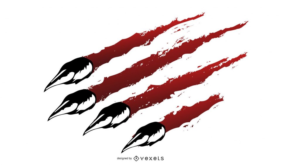 Царапины от когтей медведя