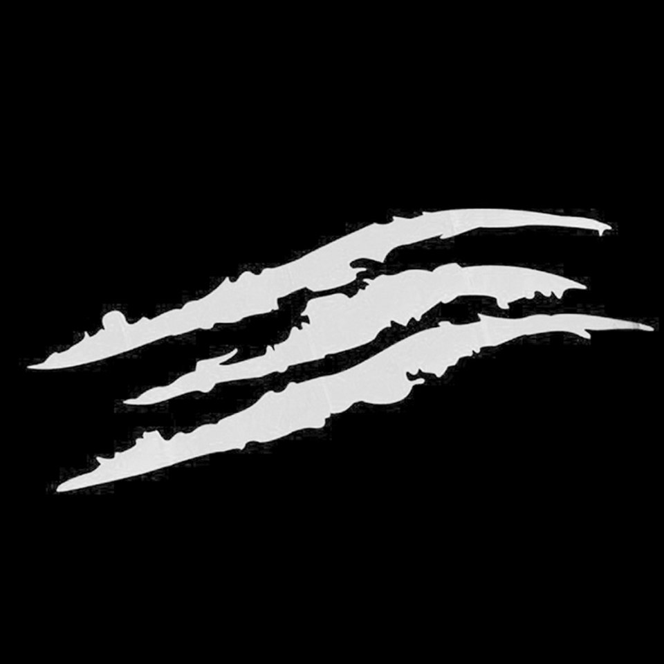 Наклейка след от когтей