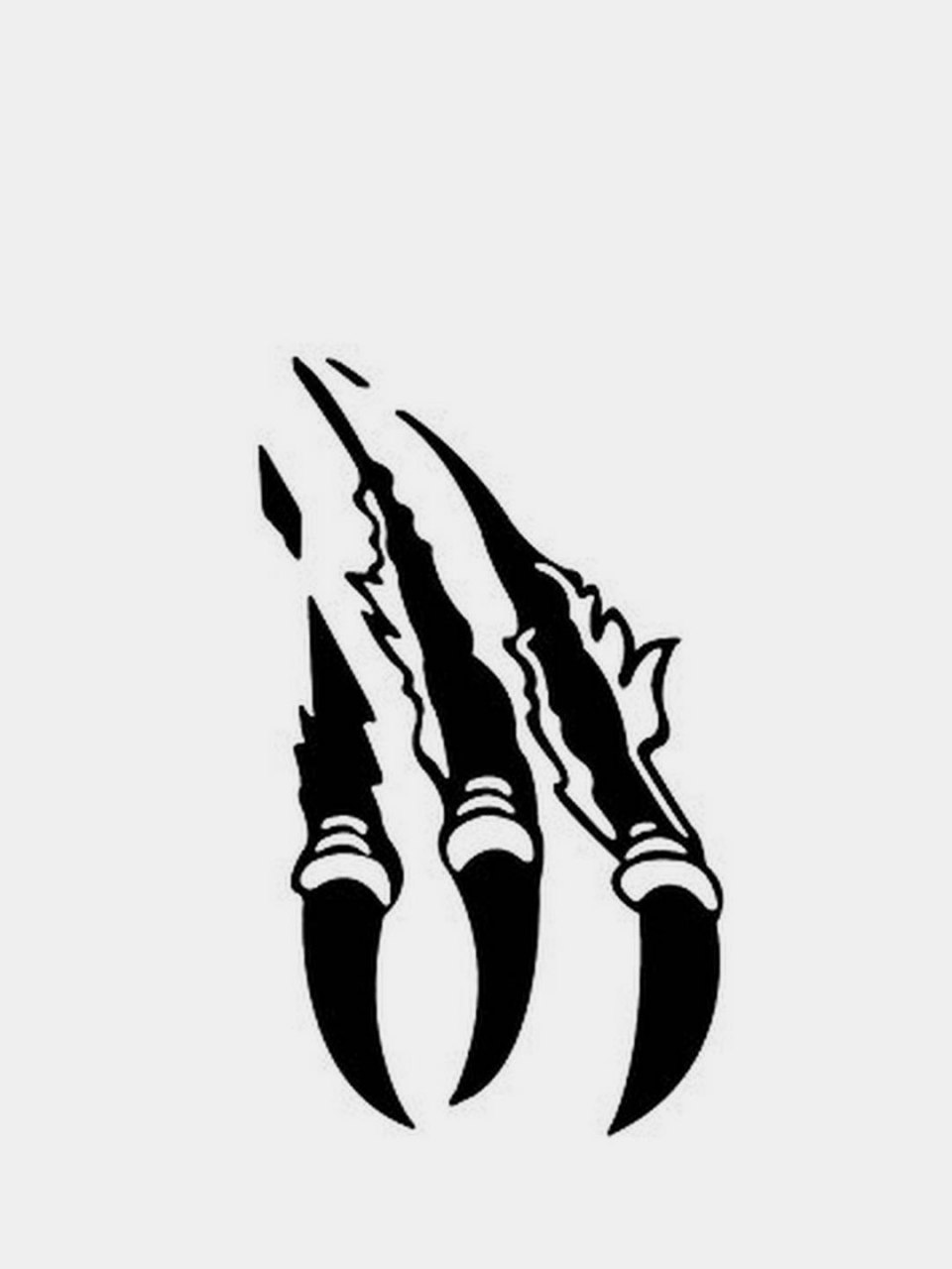 Стикер когти