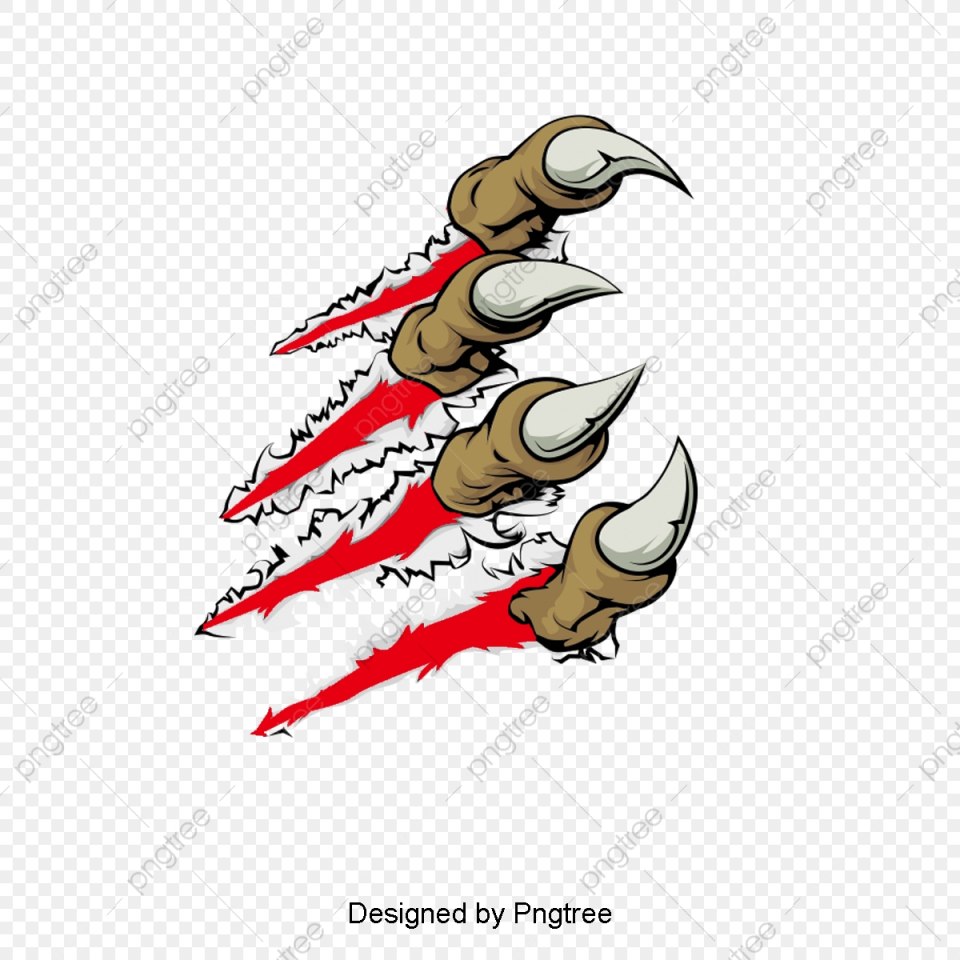 Когти мультяшные