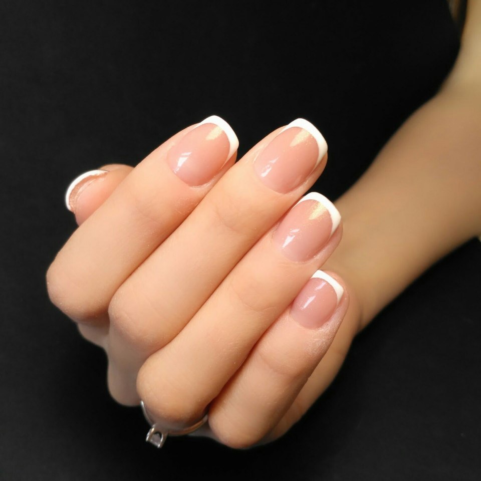 Натуральные квадратные длинные ногти