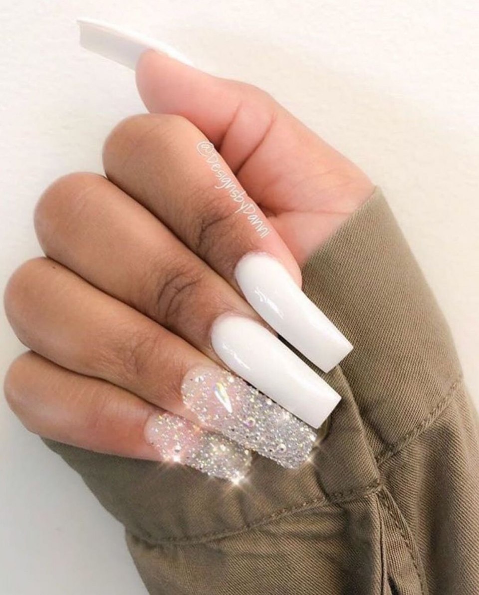 Длинные натуральные ногти