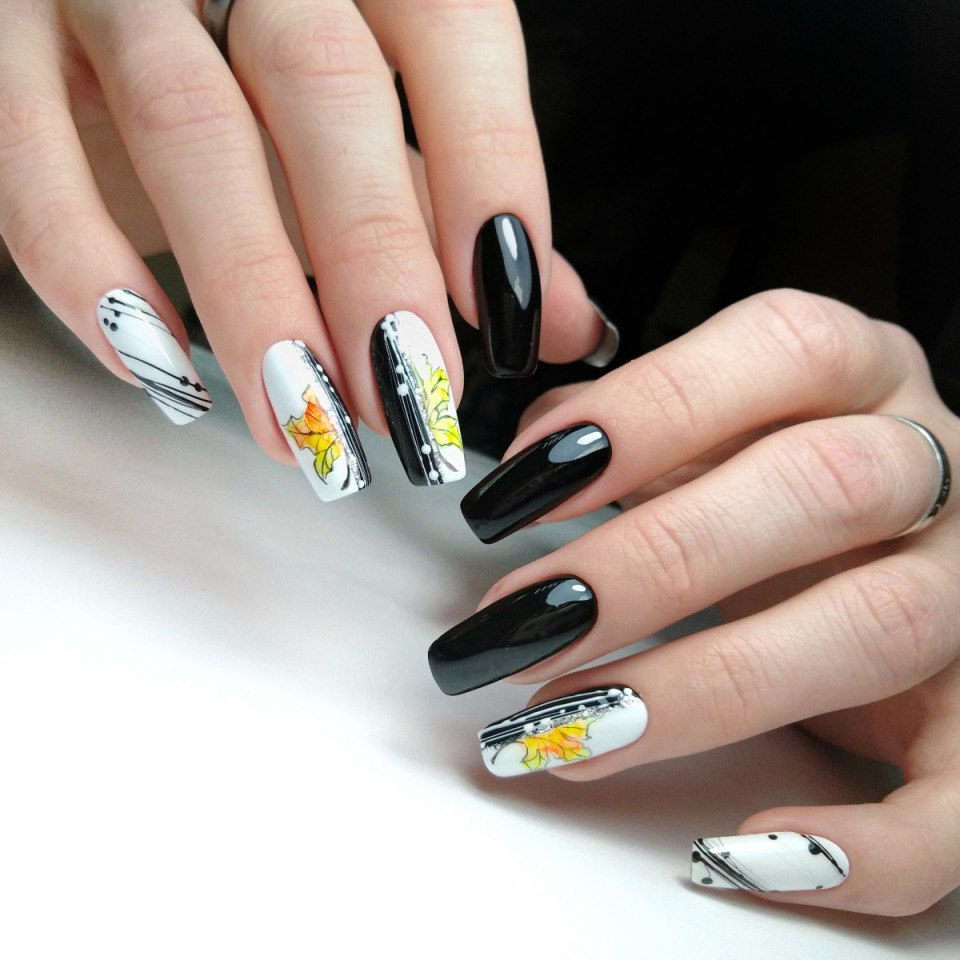 Ногти 2021 осень в школу