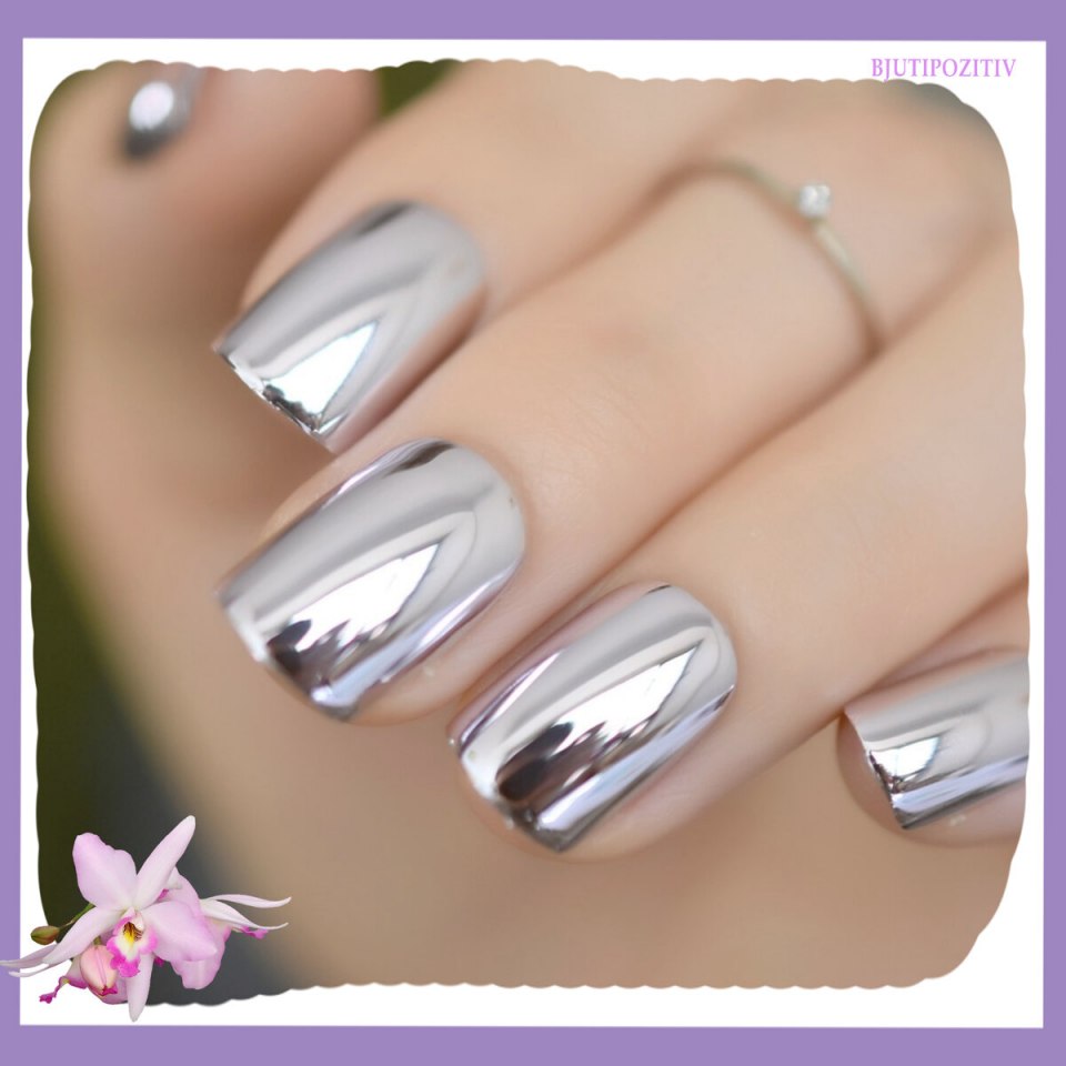 Ногти модные втирать