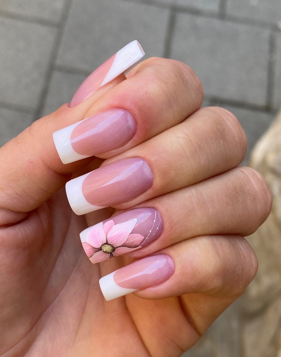 Ногти Слизерин миндаль