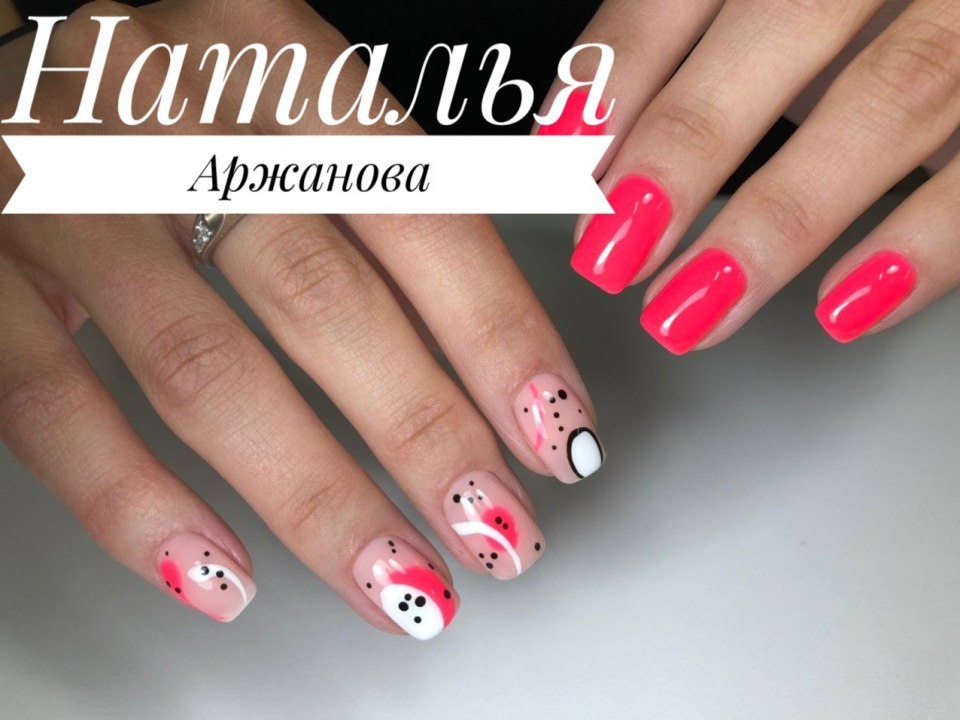 Короткие ногти с гель лаком