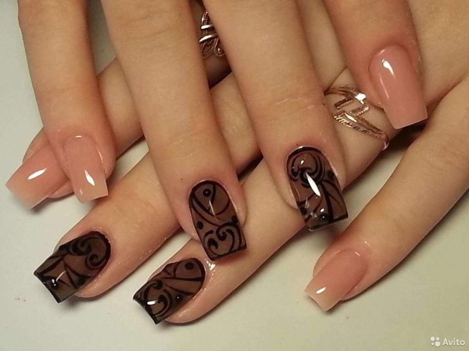 Наращивание ногтей дизайн
