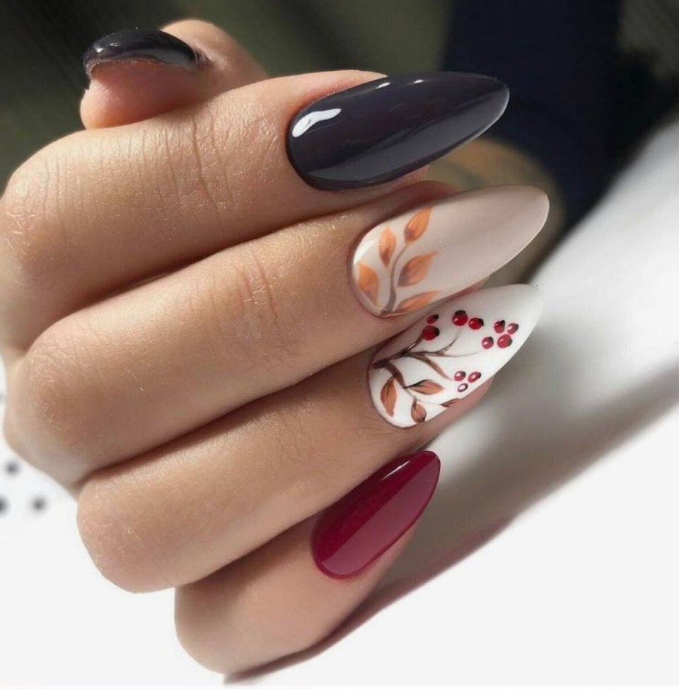 Осенний маникюр 2020