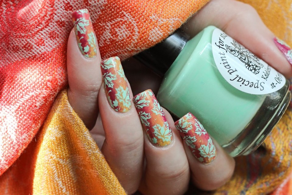 Осенний маникюр молодёжный