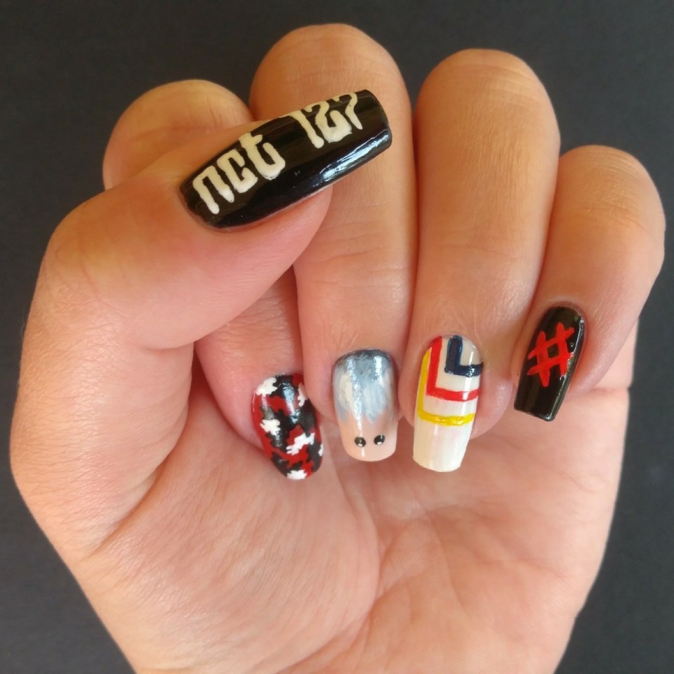 Kpop Nail Art NCT