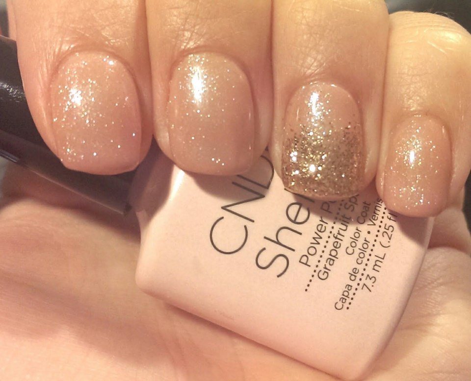 CND Shellac с блестками