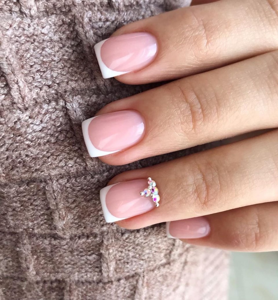 Маникюр необычный френч