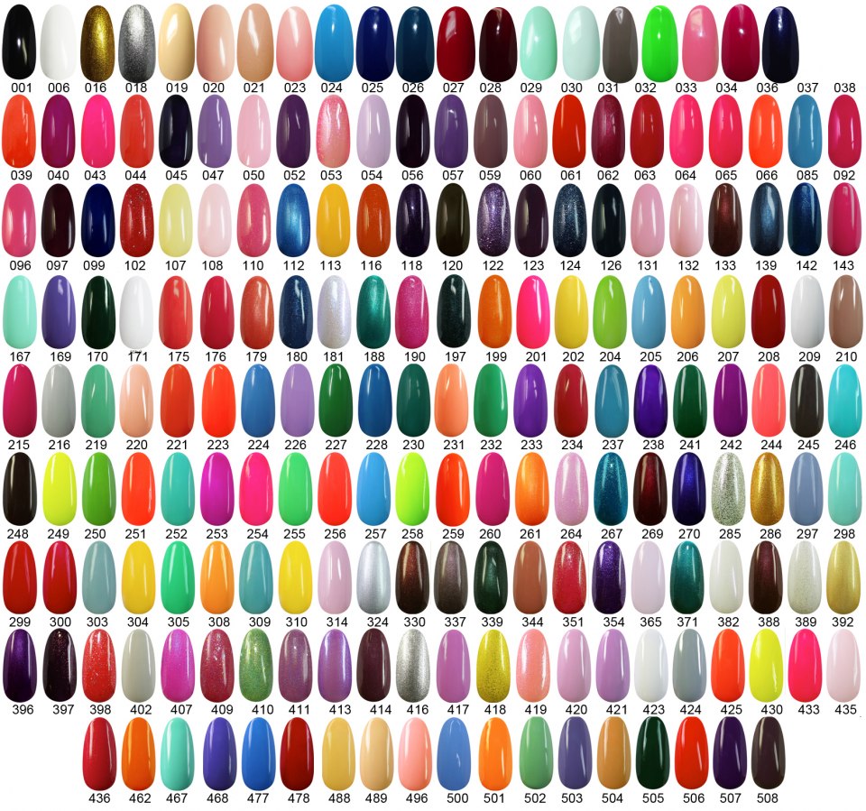 Шеллак Блюскай палитра