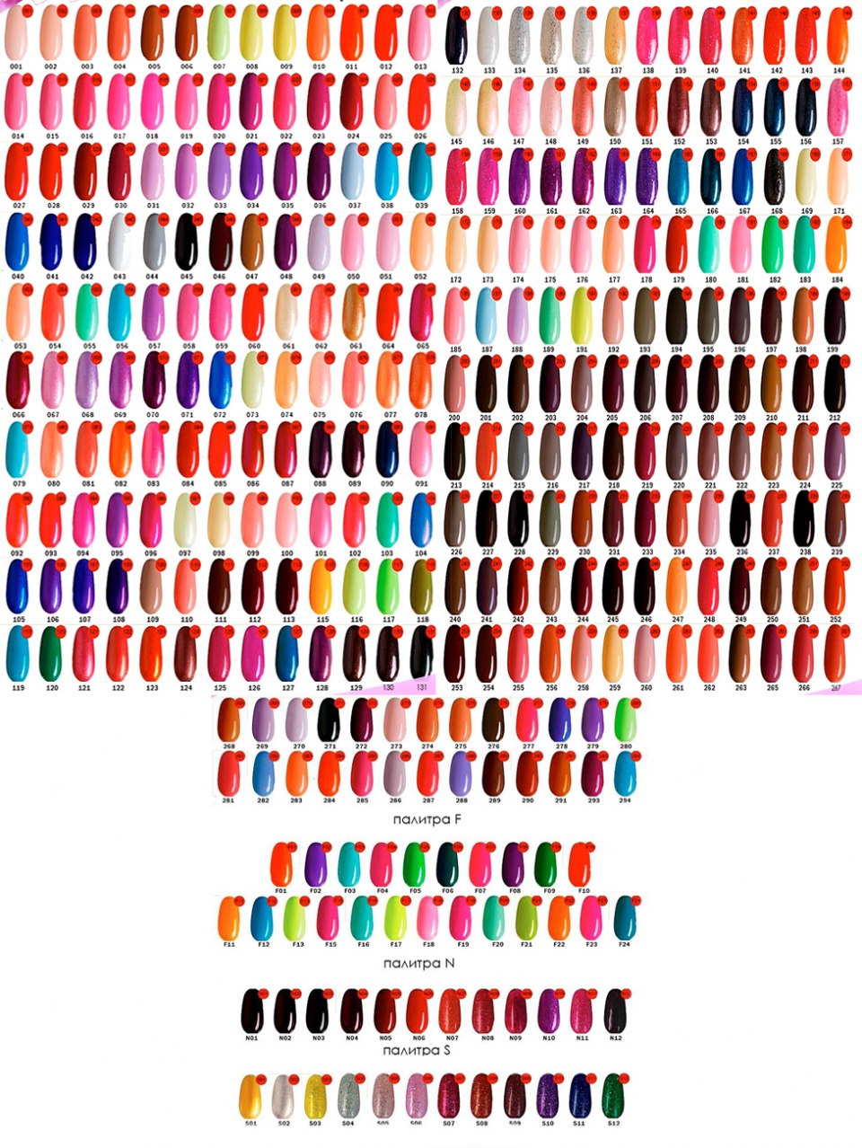 Lovely гель лак палитра