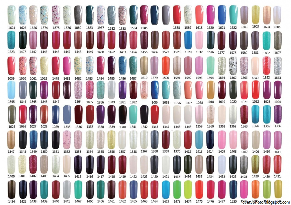 Master professional гель лак палитра