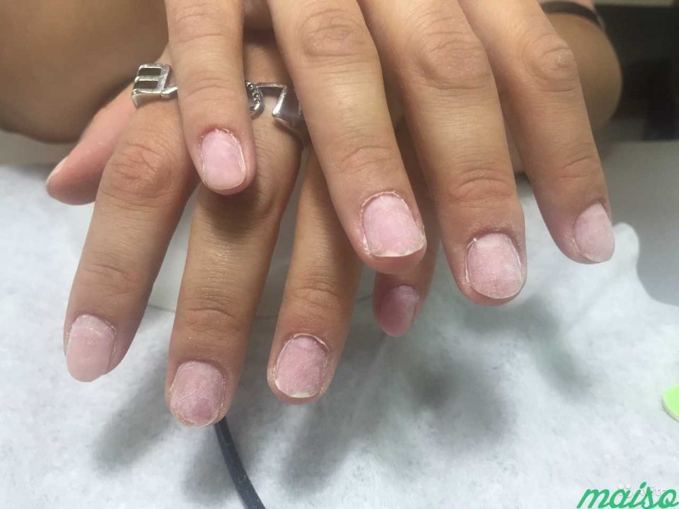 Арка ногтя коротенькие ногти