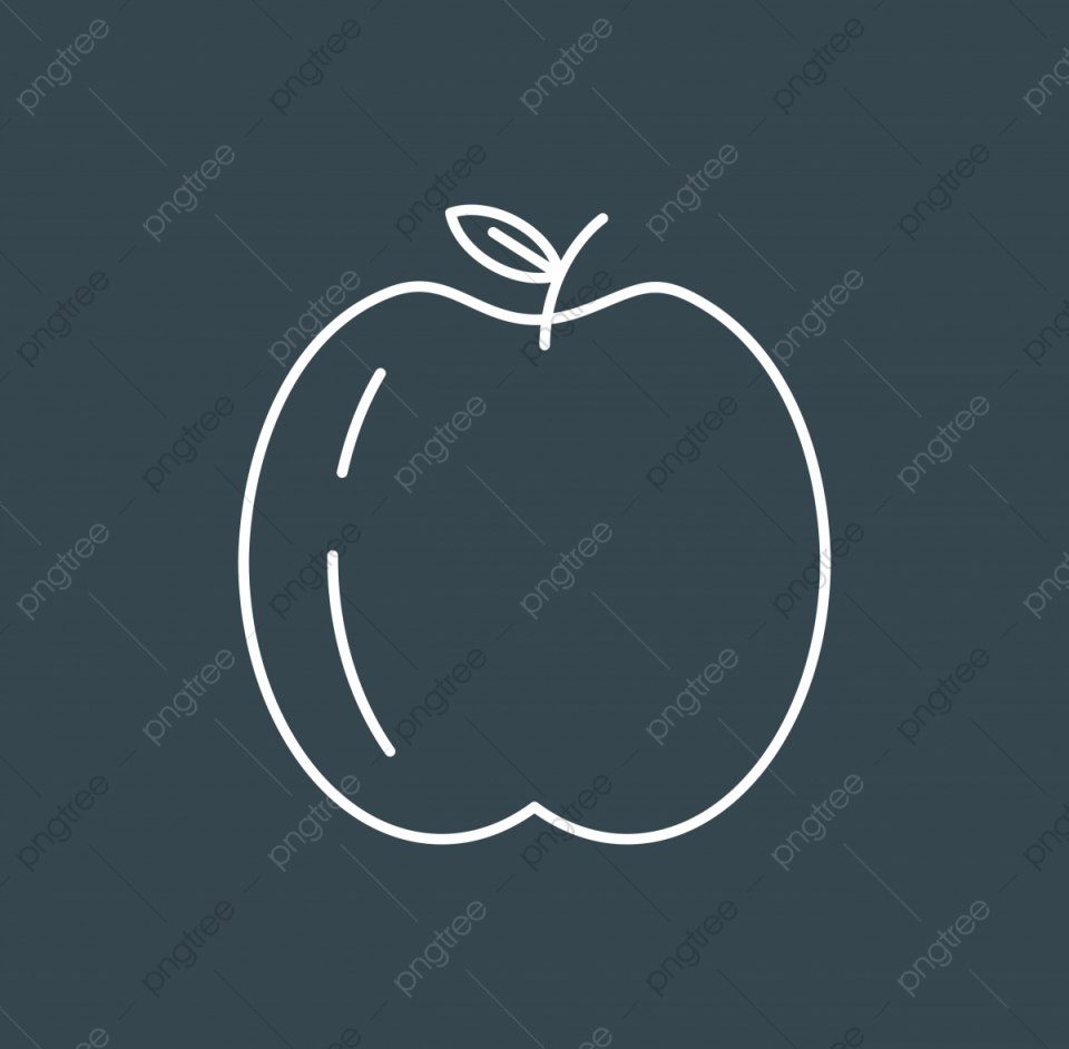 Яблоко рисунок