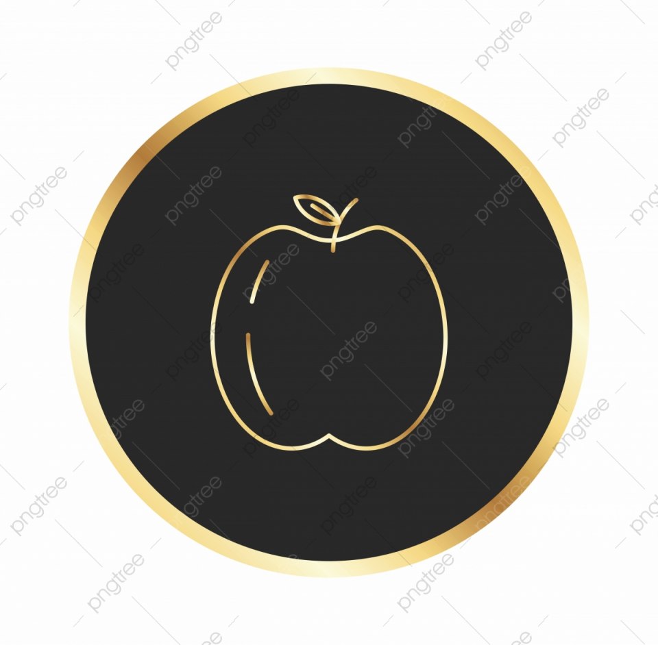 Концепт золотого яблока