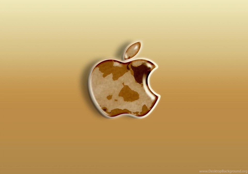 Маникюр с яблоком