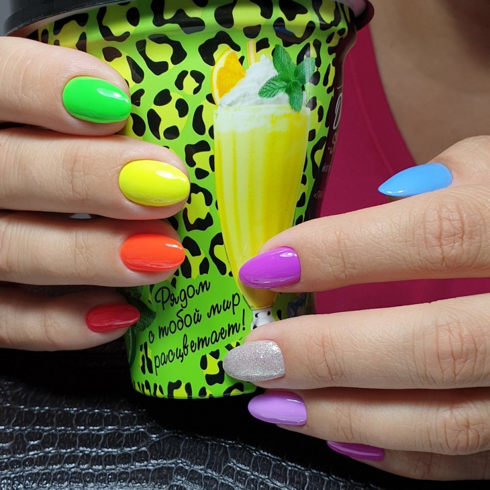 Зеленые ногти