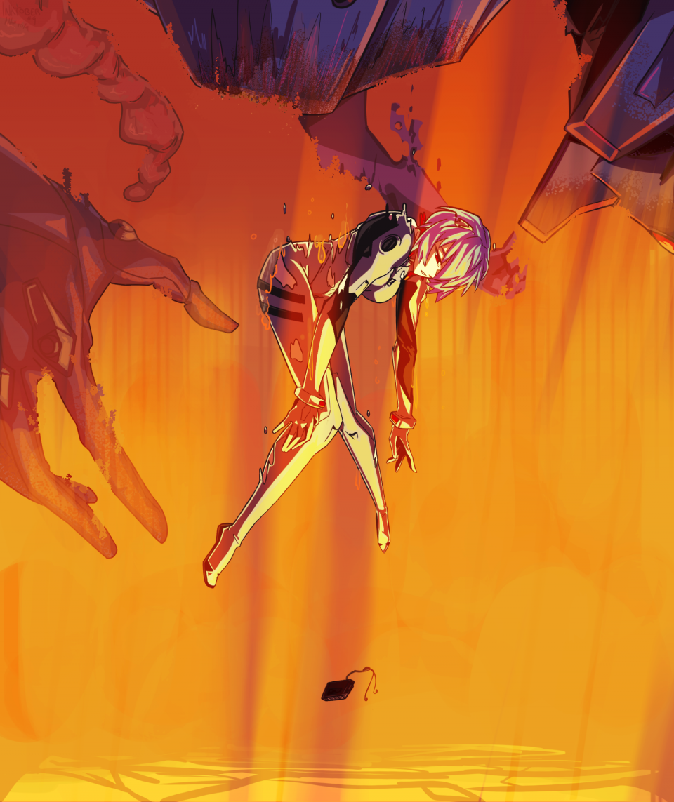 Evangelion копье gif
